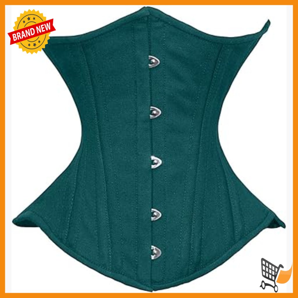 Double Steel Boned Underbust Corset For Waist Training Hourglass Shape